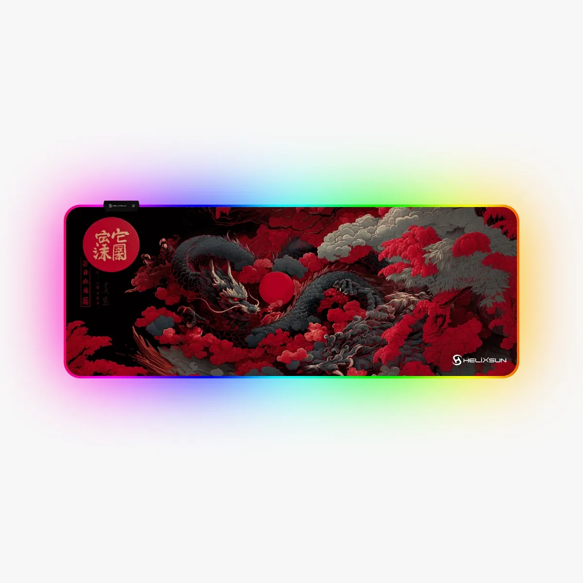 Falkor - 80x30 cm, RGB Kenar, Speed Gaming Mousepad