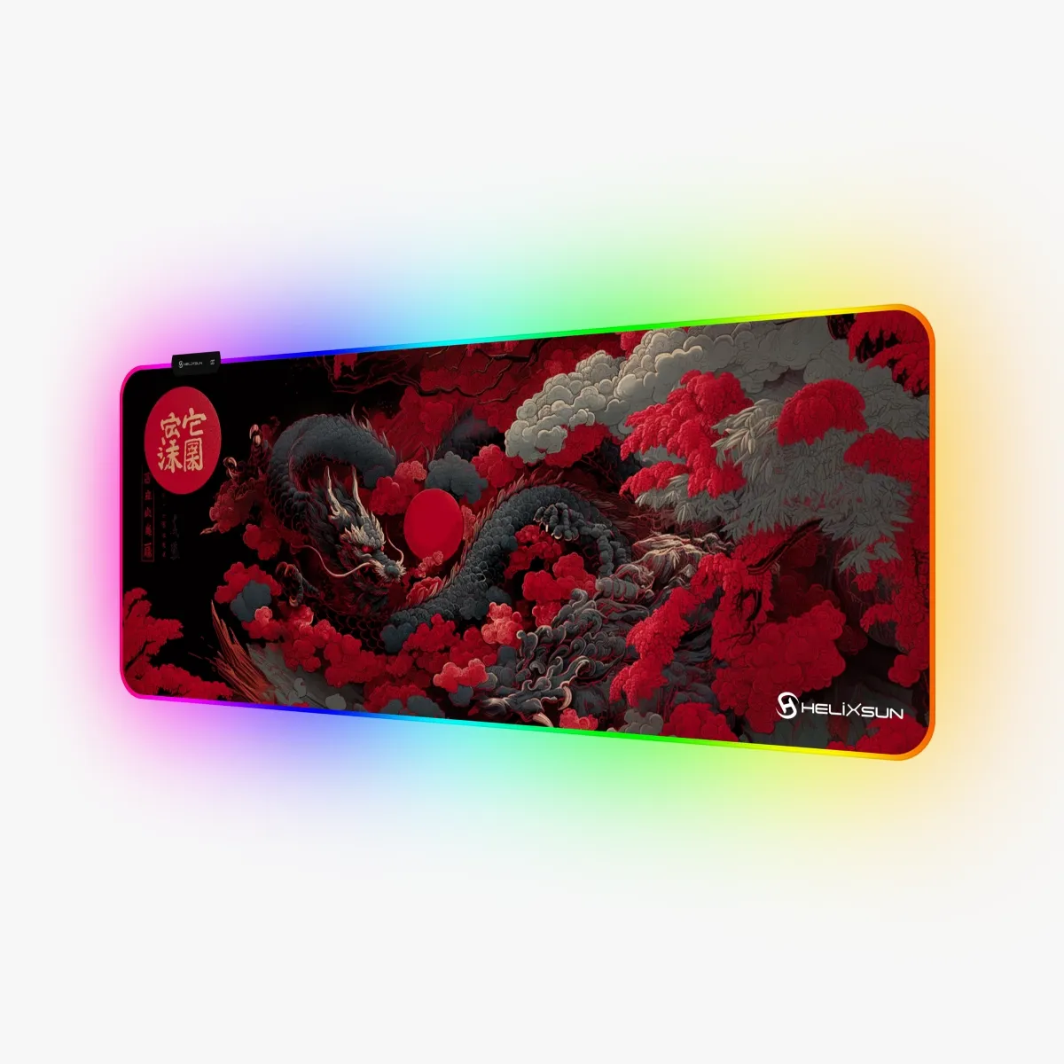 Falkor - 80x30 cm, RGB Kenar, Speed Gaming Mousepad
