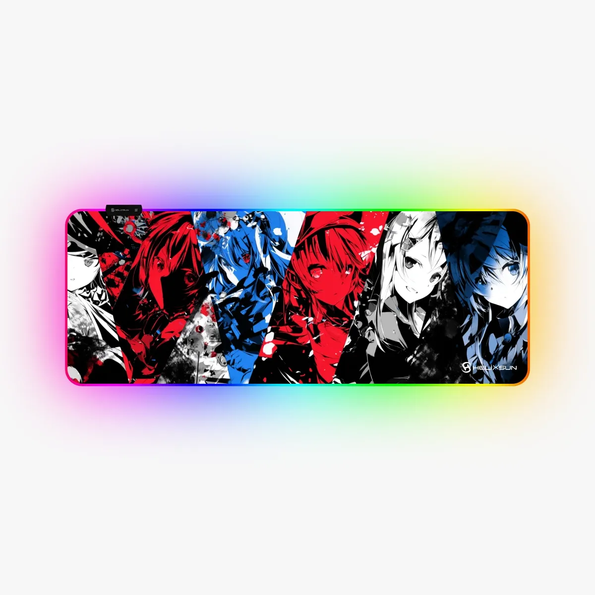 Nikki - 80x30 cm, RGB Kenar, Speed Gaming Mousepad