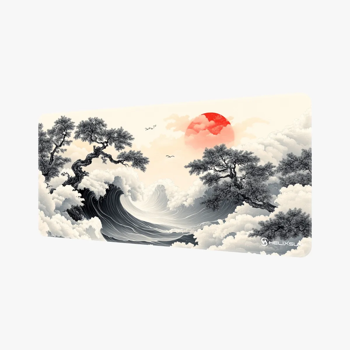 Sakura - 90x40 cm, Dikiş Kenar, Speed Gaming Mousepad