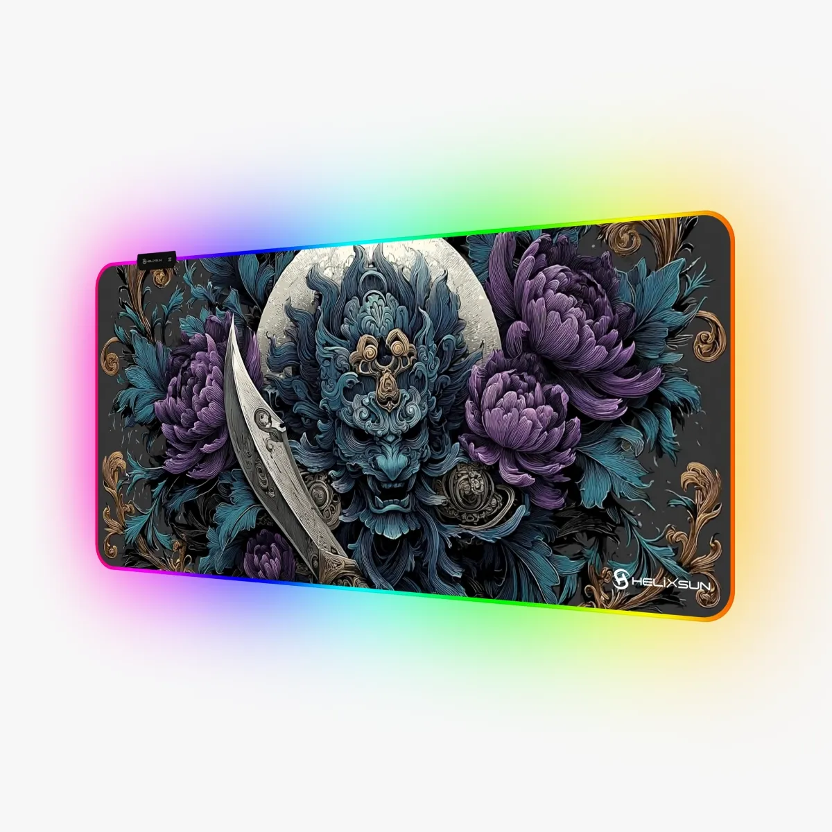 Rage - 90x40 cm, RGB Kenar, Speed Gaming Mousepad
