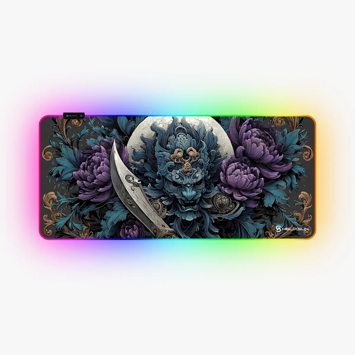 Rage - 90x40 cm, RGB Kenar, Speed Gaming Mousepad