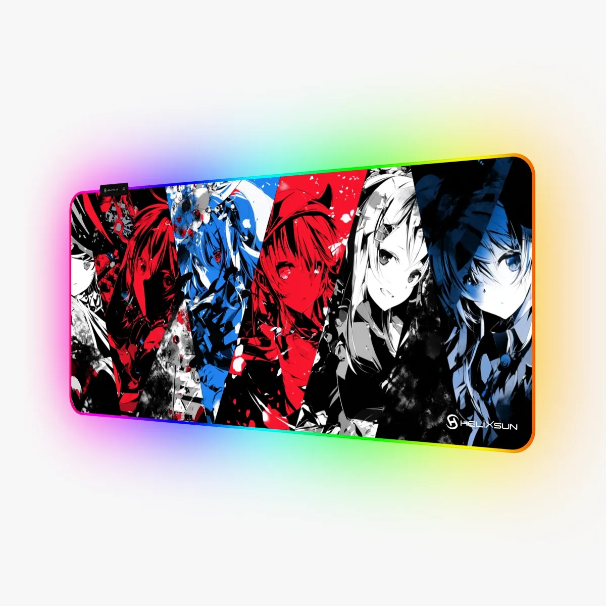 Nikki - 90x40 cm, RGB Kenar, Speed Gaming Mousepad