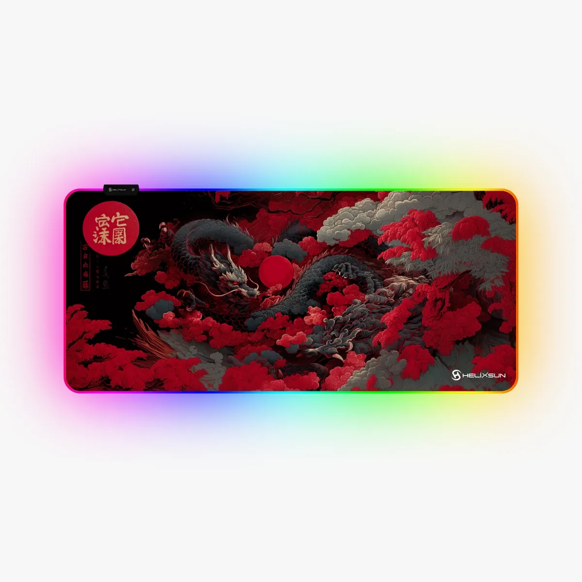 Falkor - 90x40 cm, RGB Kenar, Control Gaming Mousepad