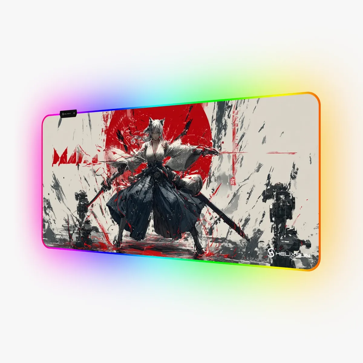 Spy - 90x40 cm, RGB Kenar, Control Gaming Mousepad