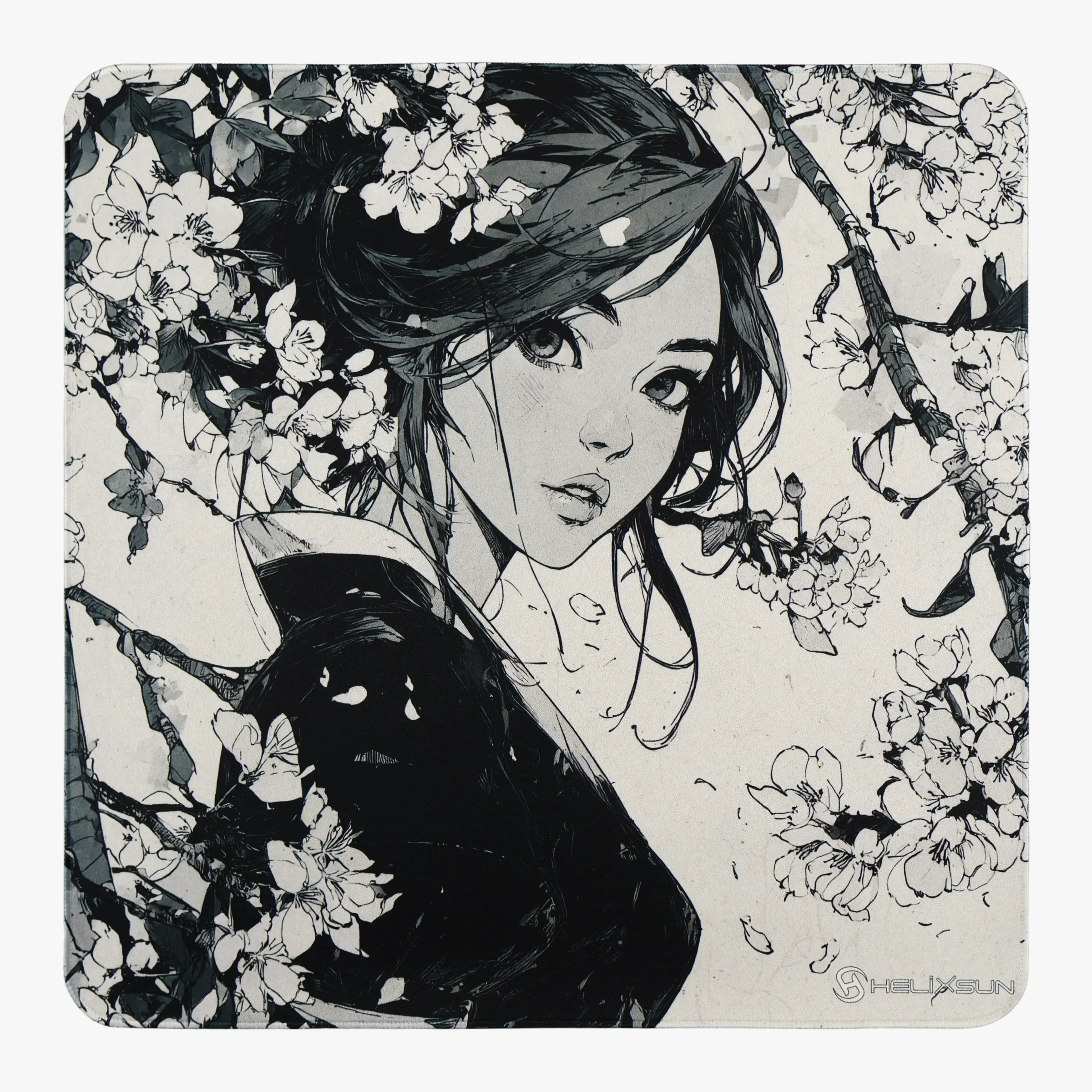Geisha of Aim - 50x50 cm Jacquard Mousepad