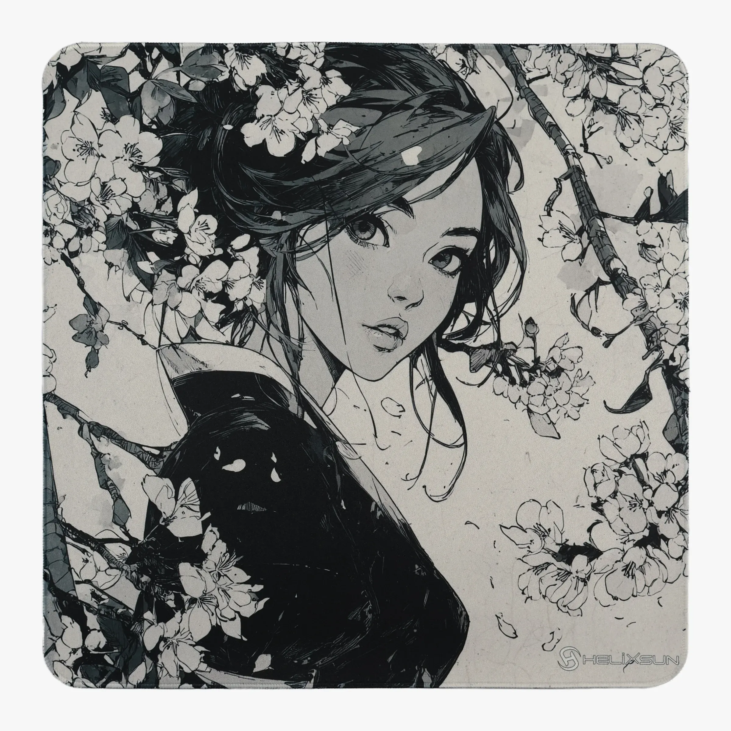 Geisha of Aim - 50x50 cm Jacquard Mousepad