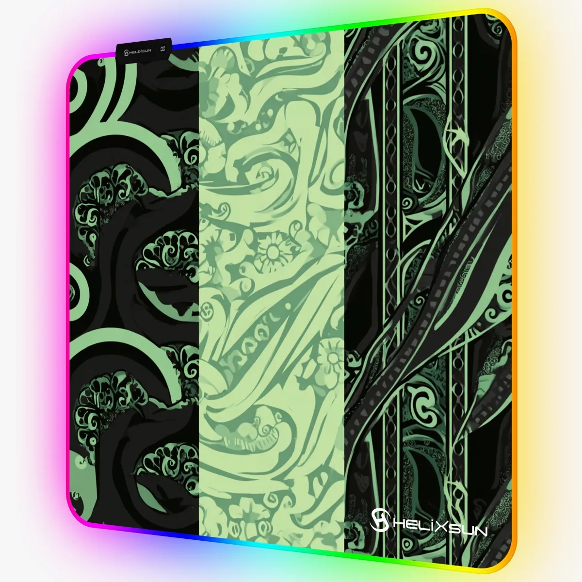 Crimson - 50x50 cm, RGB Kenar, Pro Control Gaming Mousepad