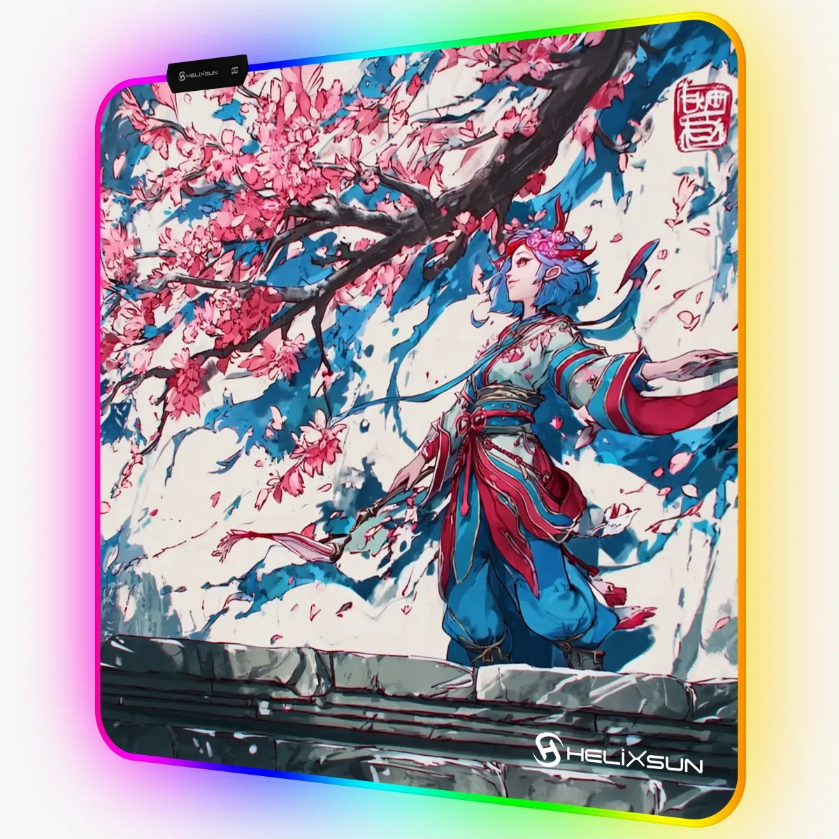 Zen - 50x50 cm, RGB Kenar, Pro Control Gaming Mousepad