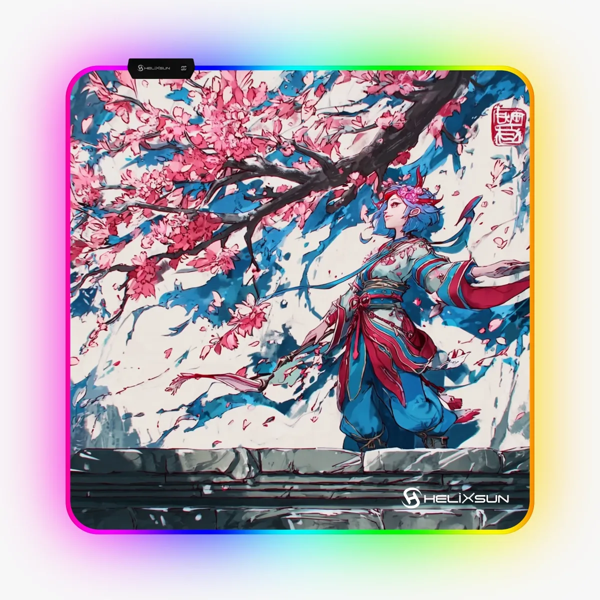 Zen - 50x50 cm, RGB Kenar, Pro Control Gaming Mousepad