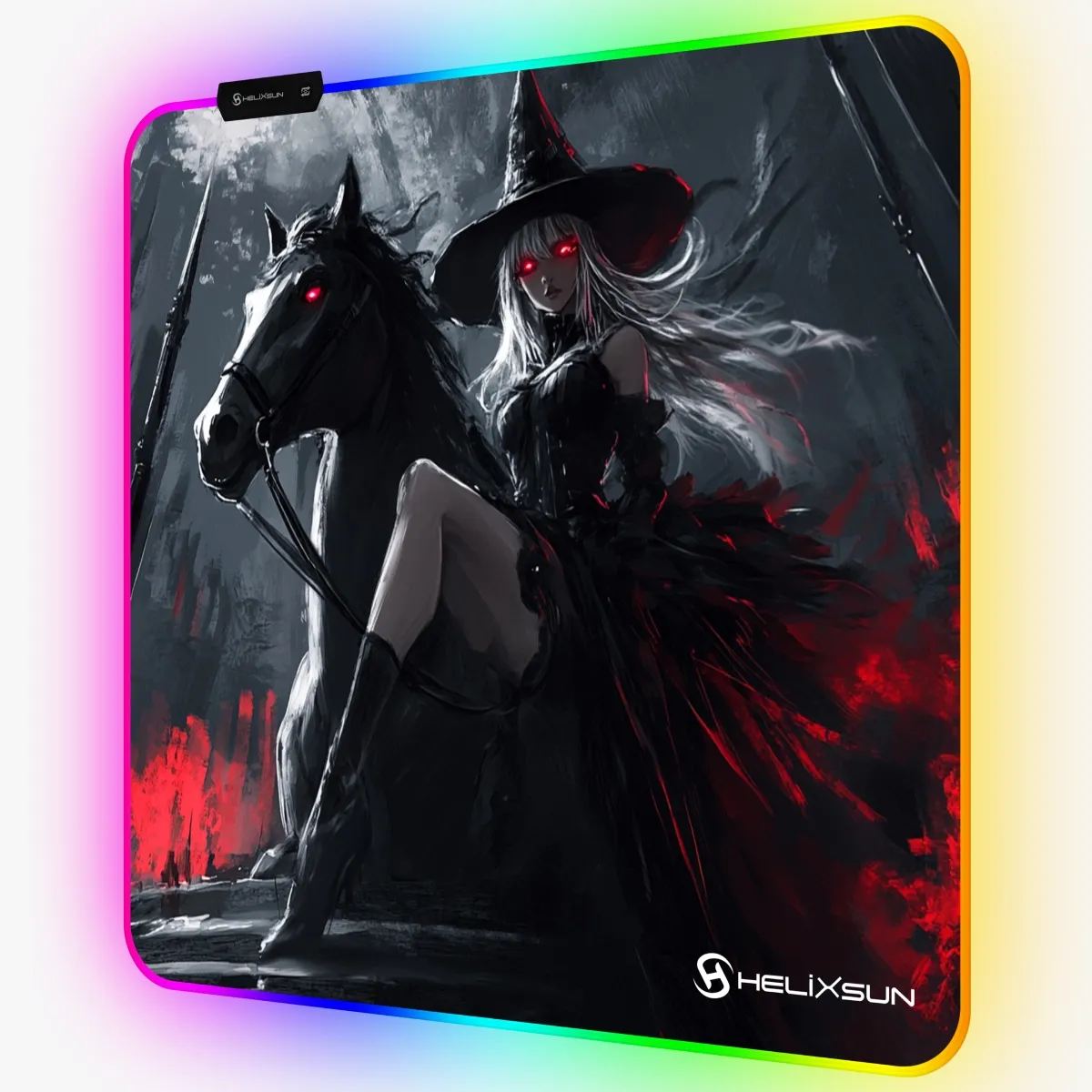 Rive - 50x50 cm, RGB Kenar, Pro Control Gaming Mousepad