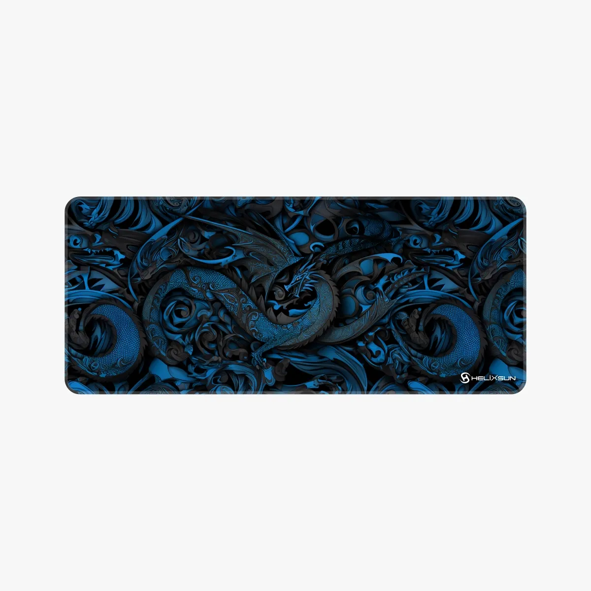 Smaug Blue - 70x30 cm, Dikiş Kenar, Pro Control Gaming Mousepad