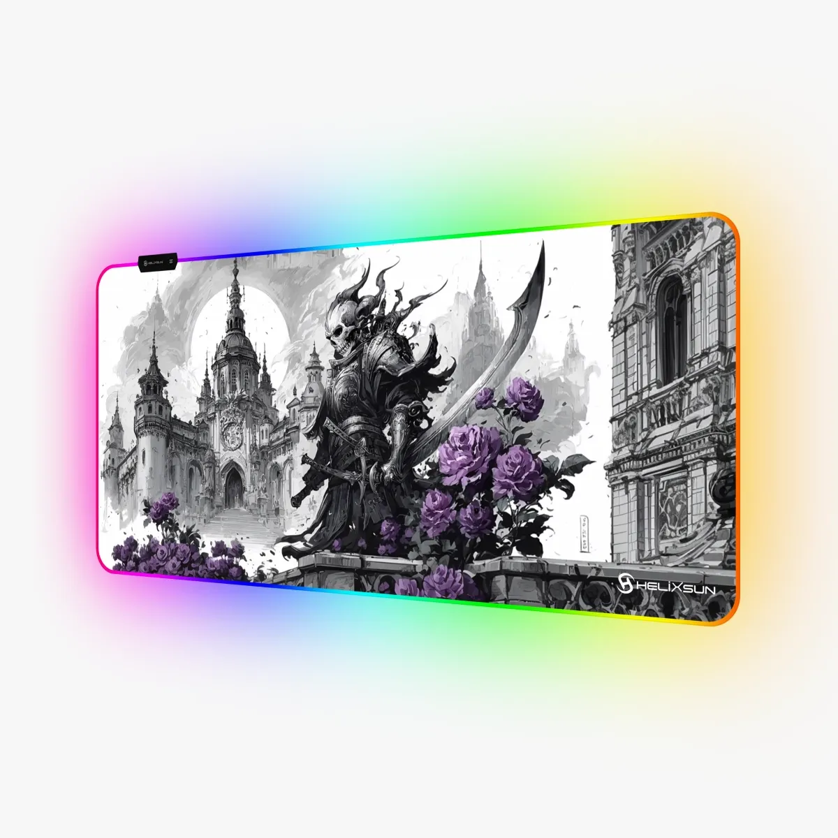 Haku - 90x40 cm, RGB Kenar, Pro Control Gaming Mousepad