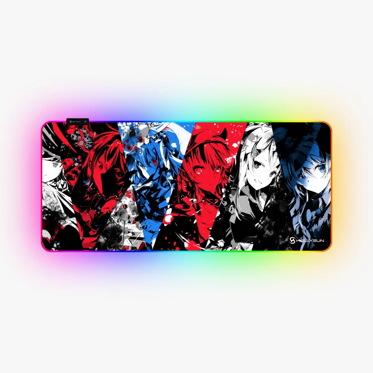 Nikki - 90x40 cm, RGB Kenar, Pro Control Gaming Mousepad