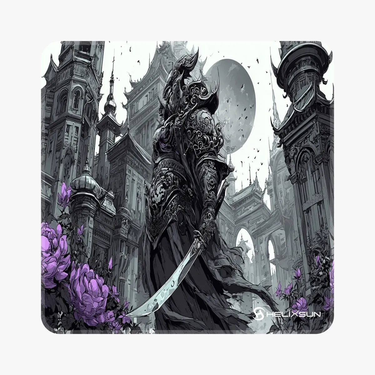 Shard - 50x50 cm, Dikiş Kenar, Speed Gaming Mousepad