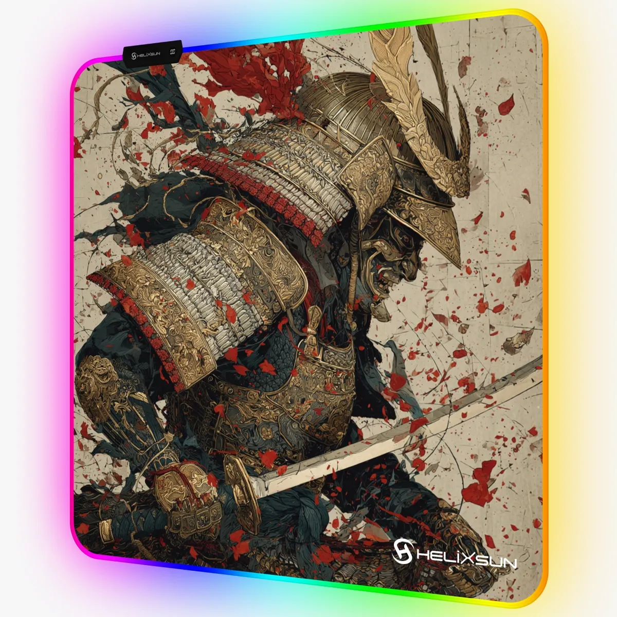 Ronin - 50x50 cm, RGB Kenar, Speed Gaming Mousepad