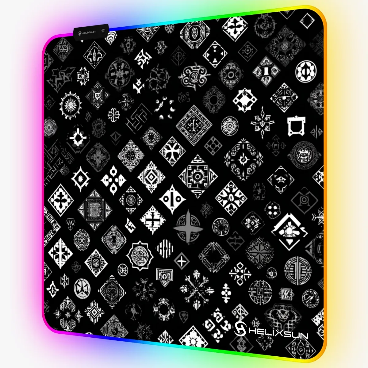 Mono - 50x50 cm, RGB Kenar, Speed Gaming Mousepad